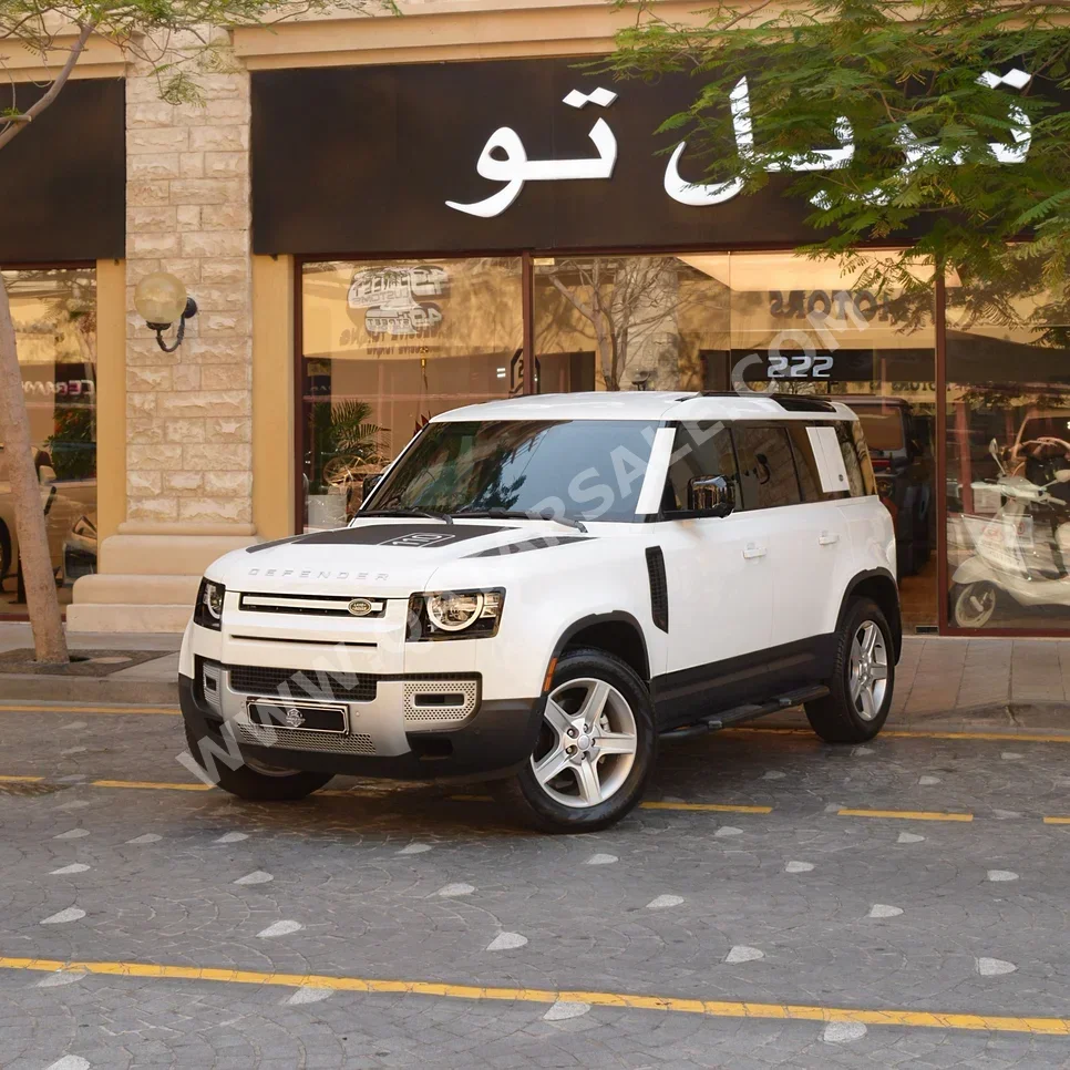 Land Rover  Defender  110 S  2023  Automatic  9,940 Km  4 Cylinder  Four Wheel Drive (4WD)  SUV  White