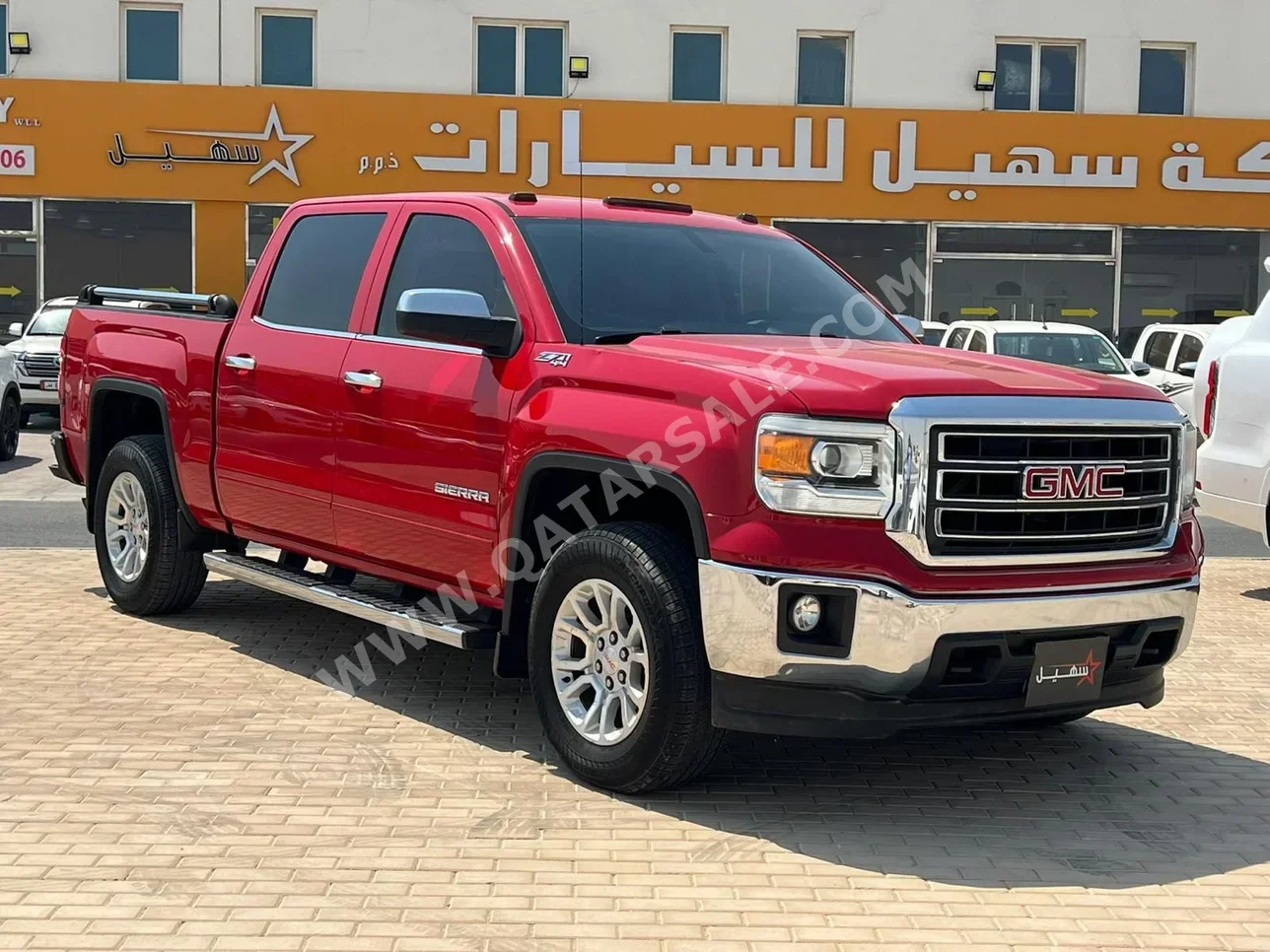 جي ام سي  سييرا  اس ال اي  2014  اوتوماتيك  116,000 كم  8 سلندر  دفع رباعي  بيكب  أحمر
