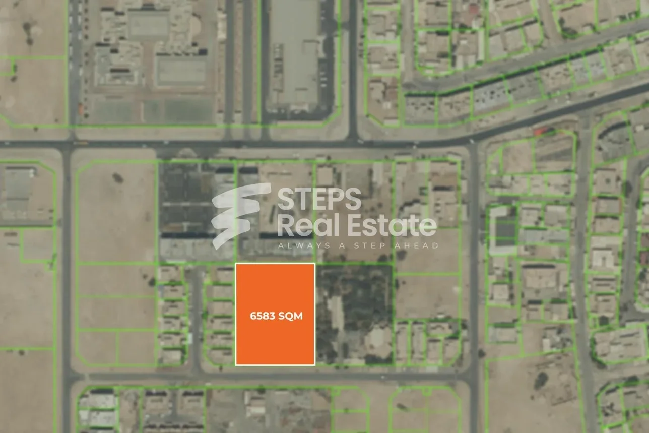 اراضي للبيع في أم صلال  - أم العمد  -المساحة 6,583 متر مربع