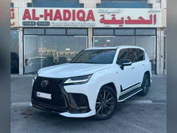 Lexus  LX  600 F Sport  2024  Automatic  15,000 Km  6 Cylinder  Four Wheel Drive (4WD)  SUV  White  With Warranty