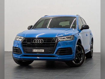 Audi  Q5  45 TFSI Quattro S-Line  2020  Automatic  82,800 Km  4 Cylinder  All Wheel Drive (AWD)  SUV  Blue  With Warranty