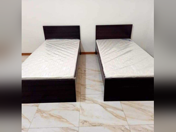 Beds - Single  - Brown  - Mattress Included
