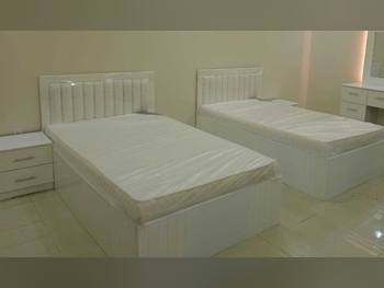 Beds - Single  - Yellow  - Mattress Included  - With Bedside Table