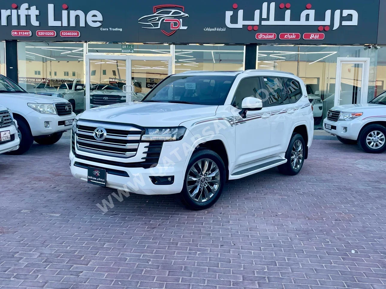 تويوتا  لاند كروزر  جي اكس ار توين توربو  2022  اوتوماتيك  58,000 كم  6 سلندر  دفع رباعي  اس يو في  أبيض  تحت الضمان
