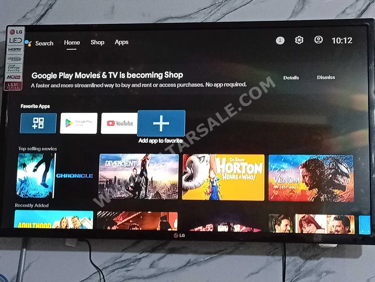 تلفاز ال جي  - 42 بوصة  - 4 كي او الترا اتش دي