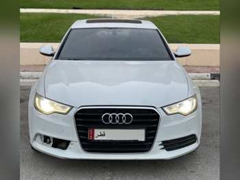 Audi  A6  2.0 T  2013  Automatic  205,080 Km  4 Cylinder  All Wheel Drive (AWD)  Sedan  White
