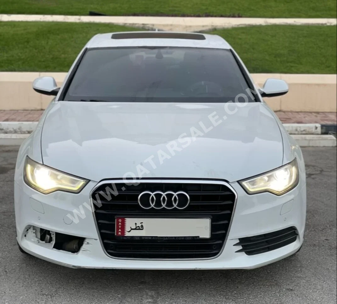 Audi  A6  2.0 T  2013  Automatic  205,080 Km  4 Cylinder  All Wheel Drive (AWD)  Sedan  White