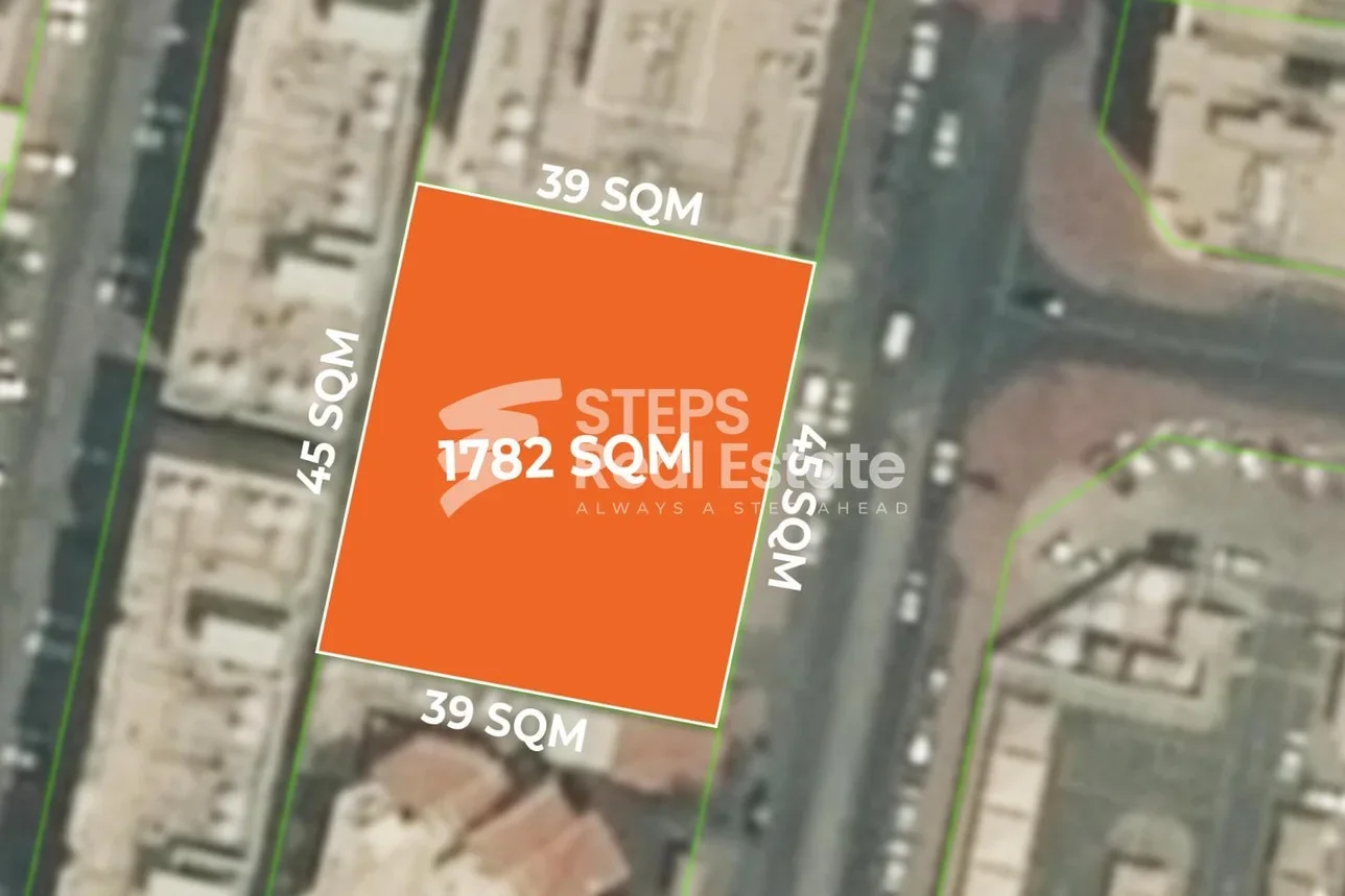 اراضي للبيع في الدوحة  - روضة الخيل  -المساحة 1,782 متر مربع