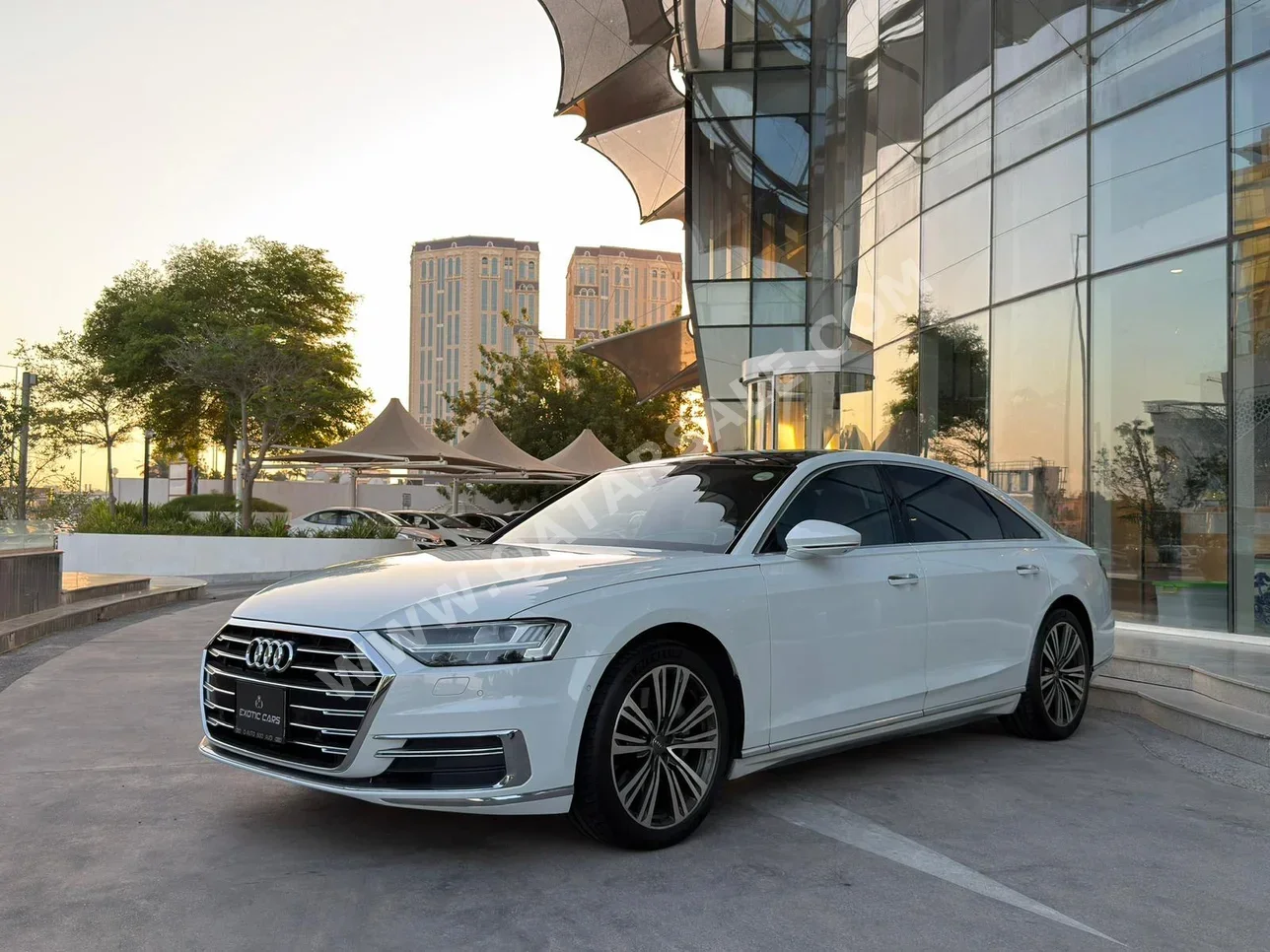 Audi  A8  TFSI Quattro  2019  Automatic  163,000 Km  6 Cylinder  All Wheel Drive (AWD)  Sedan  White