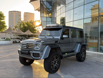 Mercedes-Benz  G-Class  500 4X4  2018  Automatic  22,000 Km  8 Cylinder  Four Wheel Drive (4WD)  SUV  Gray