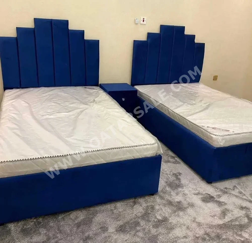 Beds - Single  - Mattress Included  - With Bedside Table