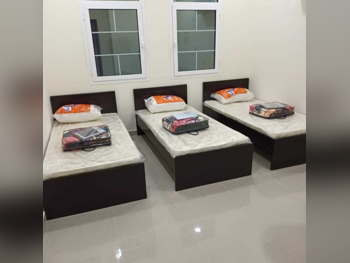 Beds - Single  - Brown  - Mattress Included