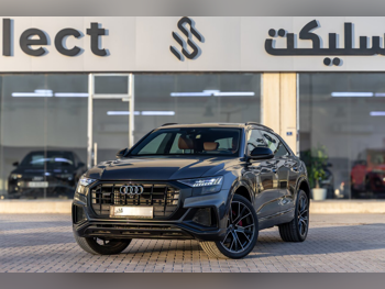 Audi  Q8  S-Line  2023  Automatic  32,000 Km  6 Cylinder  All Wheel Drive (AWD)  SUV  Gray  With Warranty