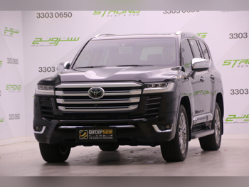 تويوتا  لاند كروزر  في اكس ار توين توربو  2023  اوتوماتيك  67,000 كم  6 سلندر  دفع رباعي  اس يو في  أسود  تحت الضمان