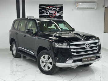 تويوتا  لاند كروزر  جي اكس ار توين توربو  2023  اوتوماتيك  85,000 كم  6 سلندر  سحب امامي  اس يو في  أسود  تحت الضمان