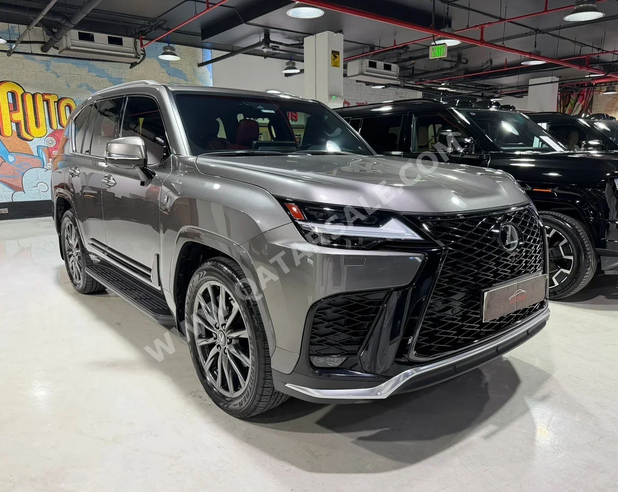 لكزس  ال اكس  600 اف سبورت  2023  اوتوماتيك  66,000 كم  6 سلندر  دفع كلي مستمر  اس يو في  رمادي  تحت الضمان