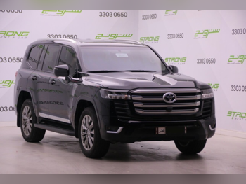 Toyota  Land Cruiser  GXR Twin Turbo  2024  Automatic  75,000 Km  6 Cylinder  Four Wheel Drive (4WD)  SUV  Black  With Warranty