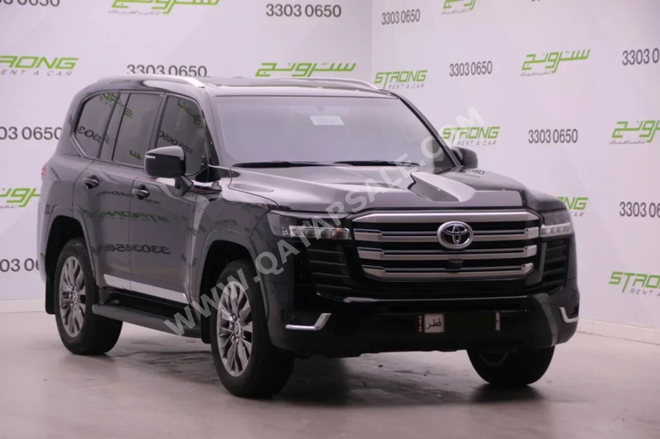 Toyota  Land Cruiser  GXR Twin Turbo  2024  Automatic  75,000 Km  6 Cylinder  Four Wheel Drive (4WD)  SUV  Black  With Warranty