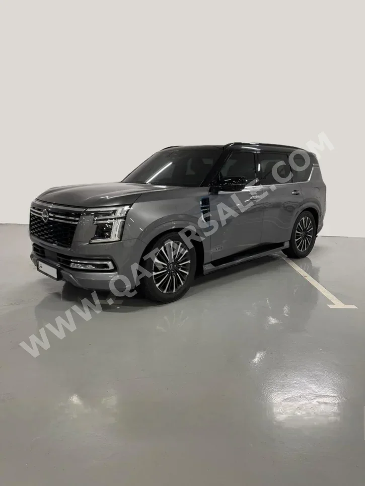 نيسان  باترول  بلاتينيوم تيربو  2025  اوتوماتيك  21,000 كم  6 سلندر  دفع رباعي  اس يو في  رمادي  تحت الضمان