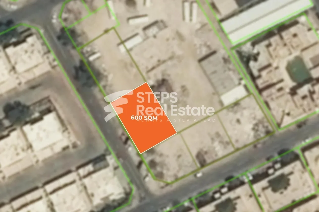 اراضي للبيع في الدوحة  - المطار القديم  -المساحة 600 متر مربع