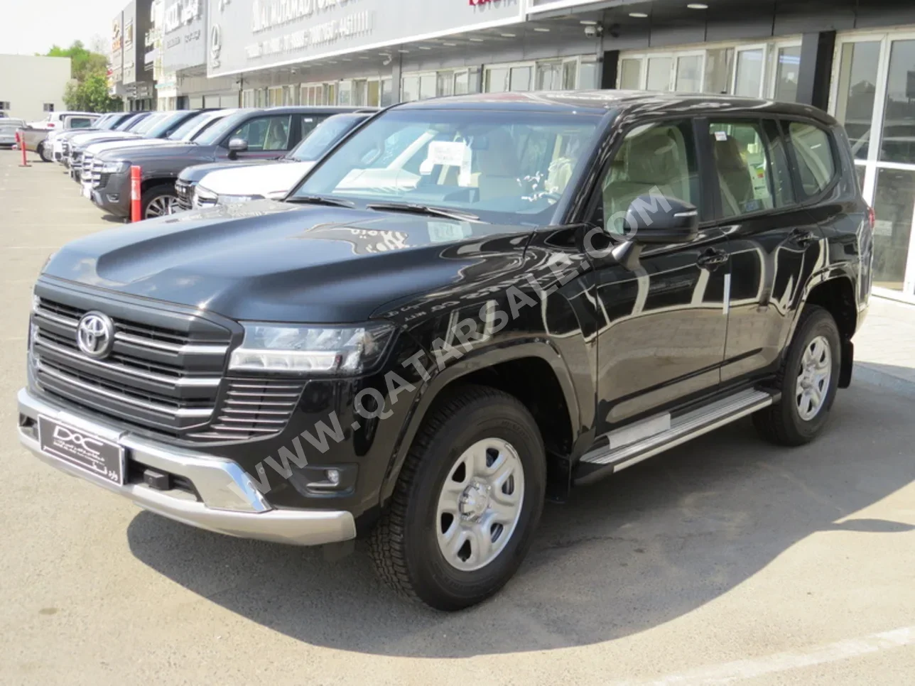 تويوتا  لاند كروزر  جي اكس  2025  اوتوماتيك  0 كم  6 سلندر  دفع رباعي  اس يو في  أسود  تحت الضمان