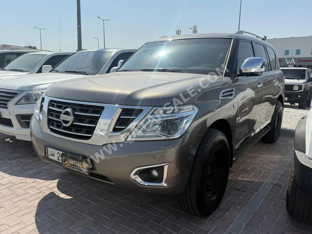 Nissan Patrol Platinum turbo 2015 Automatic 160,000 Km 8 Cylinder Four Wheel Drive (4WD) SUV Gray
