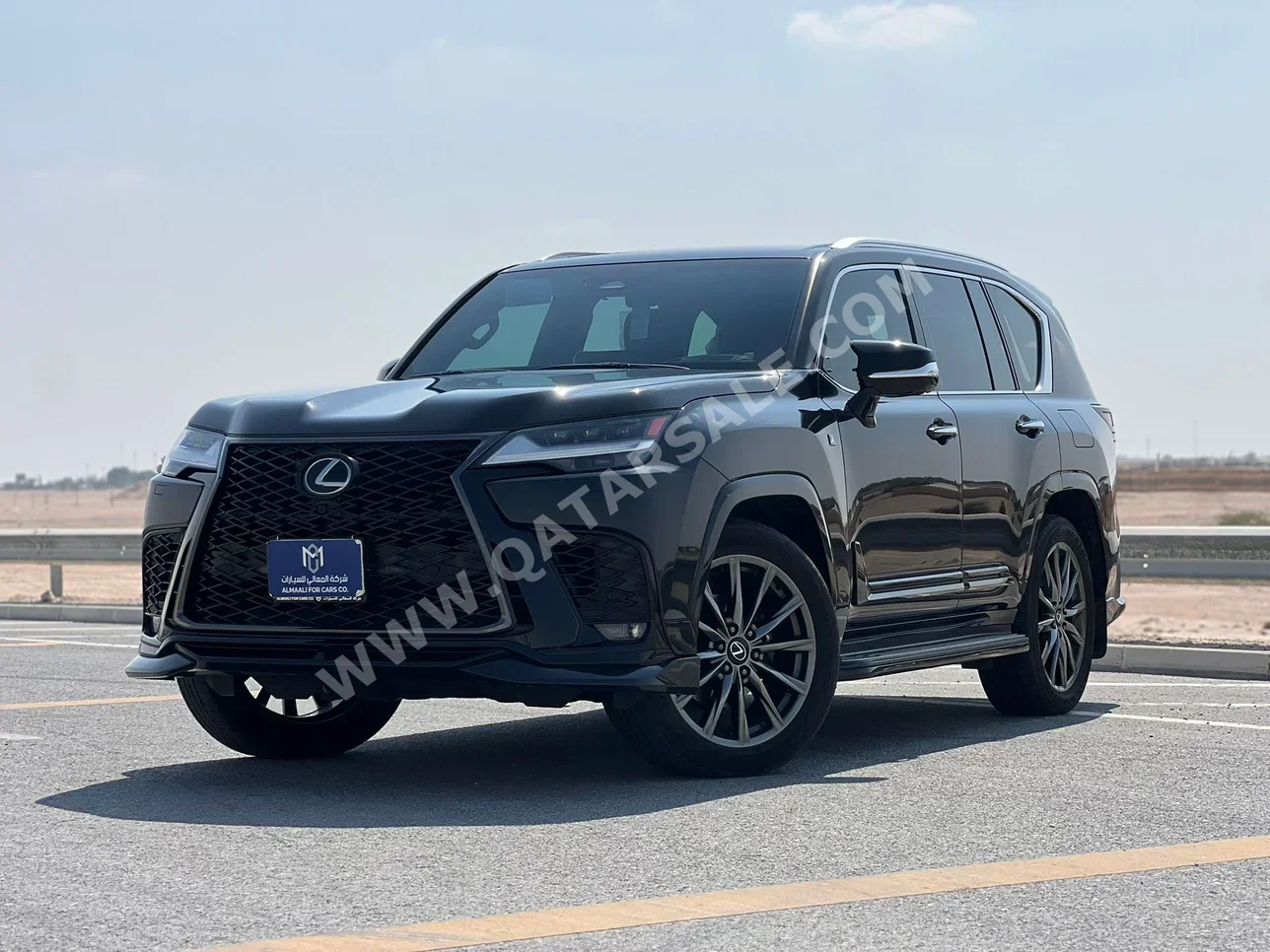 لكزس  ال اكس  600 اف سبورت  2025  اوتوماتيك  25,000 كم  6 سلندر  دفع رباعي  اس يو في  أسود  تحت الضمان