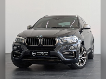 BMW  X-Series  X6 50i  2018  Automatic  103,350 Km  8 Cylinder  All Wheel Drive (AWD)  SUV  Gray