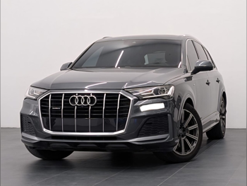 Audi  Q7  45 TFSI Quattro S-line  2021  Automatic  103,350 Km  4 Cylinder  All Wheel Drive (AWD)  SUV  Gray