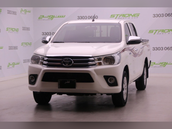 تويوتا  هاي لوكس  2022  اوتوماتيك  49,000 كم  4 سلندر  دفع رباعي  بيكب  أبيض  تحت الضمان