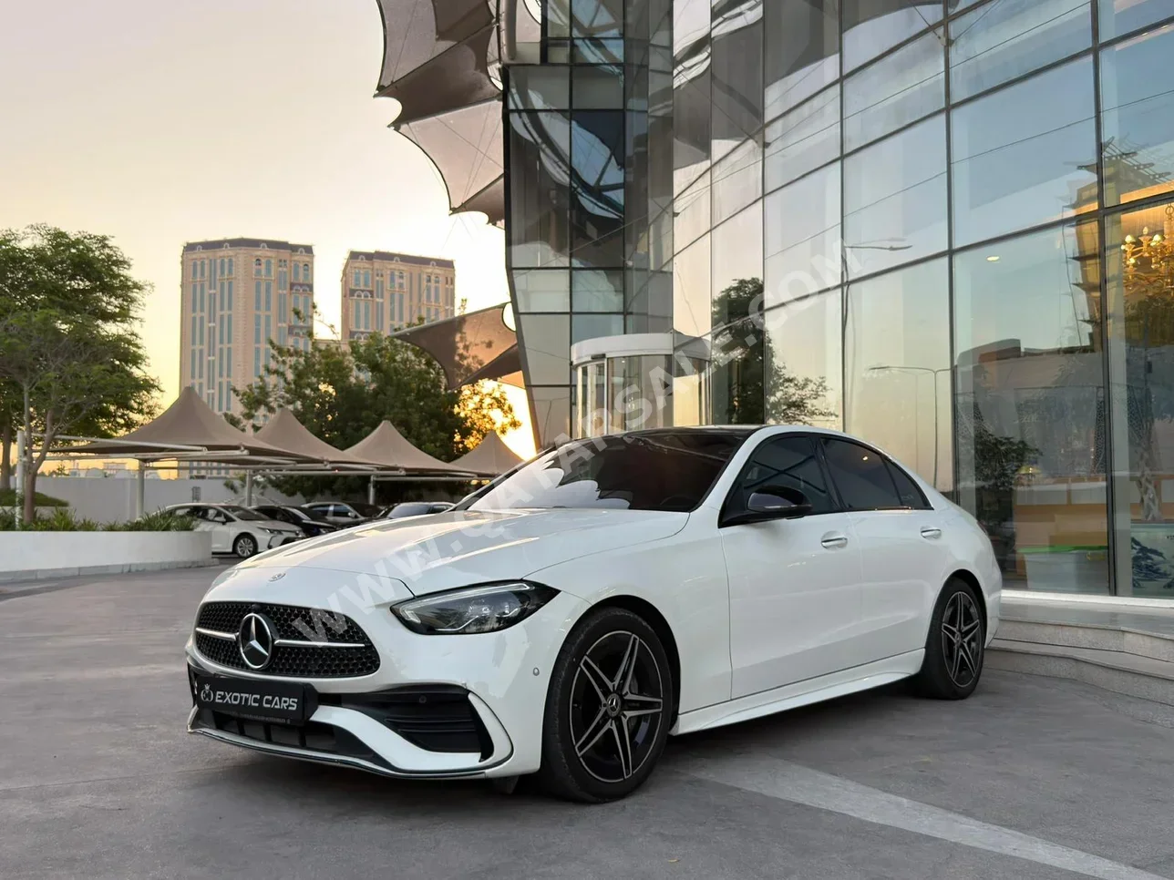 Mercedes-Benz C-Class 200 AMG 2023 Automatic 34,000 Km 4 Cylinder Rear Wheel Drive (RWD) Sedan White With Warranty