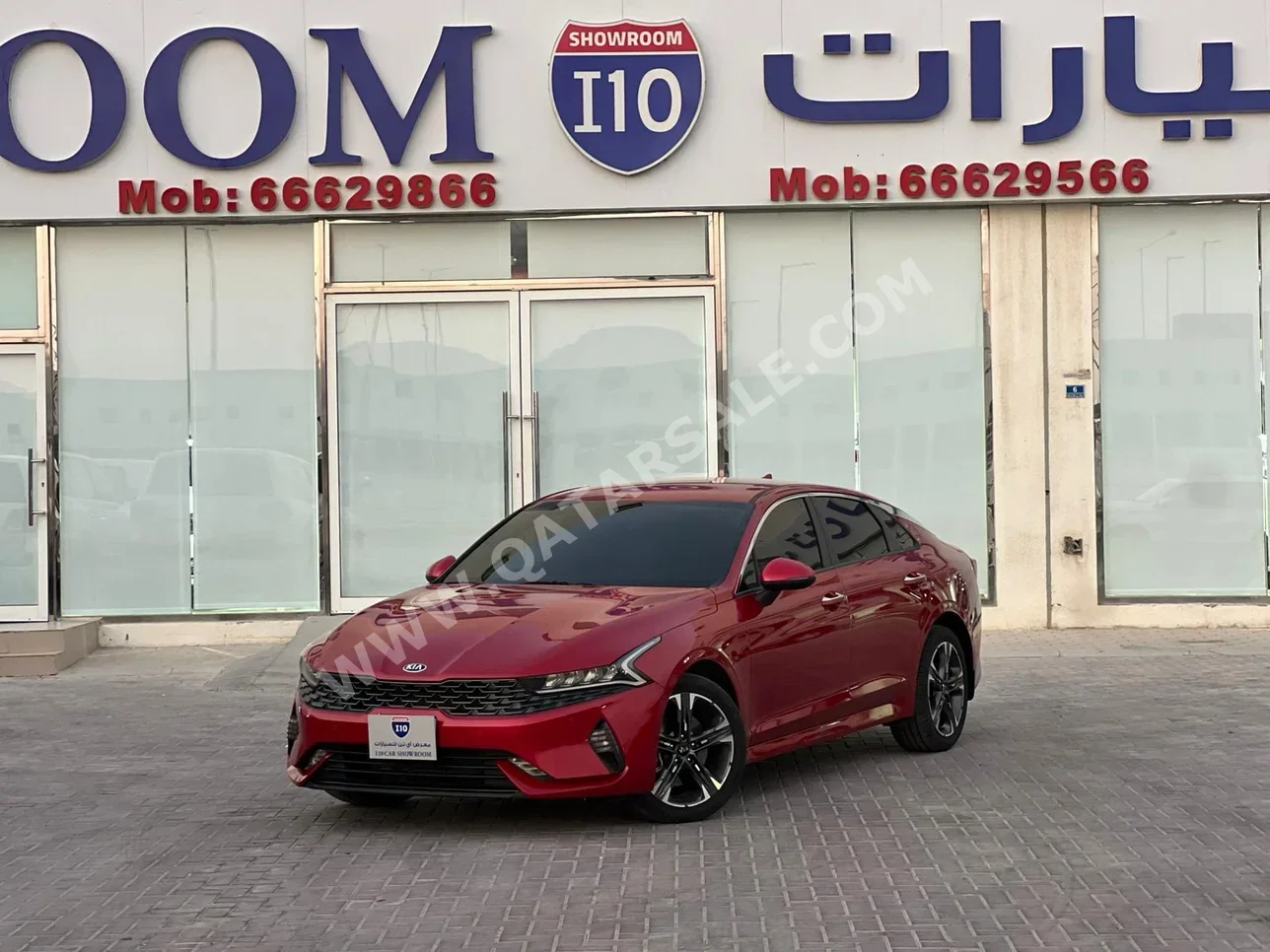 Kia  K5  2021  Automatic  64,000 Km  4 Cylinder  Rear Wheel Drive (RWD)  Sedan  Red