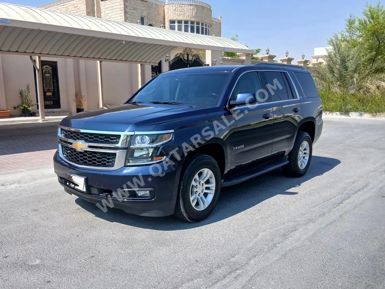 Chevrolet Tahoe LT 2017 Automatic 188,000 Km 8 Cylinder Four Wheel Drive (4WD) SUV Dark Blue