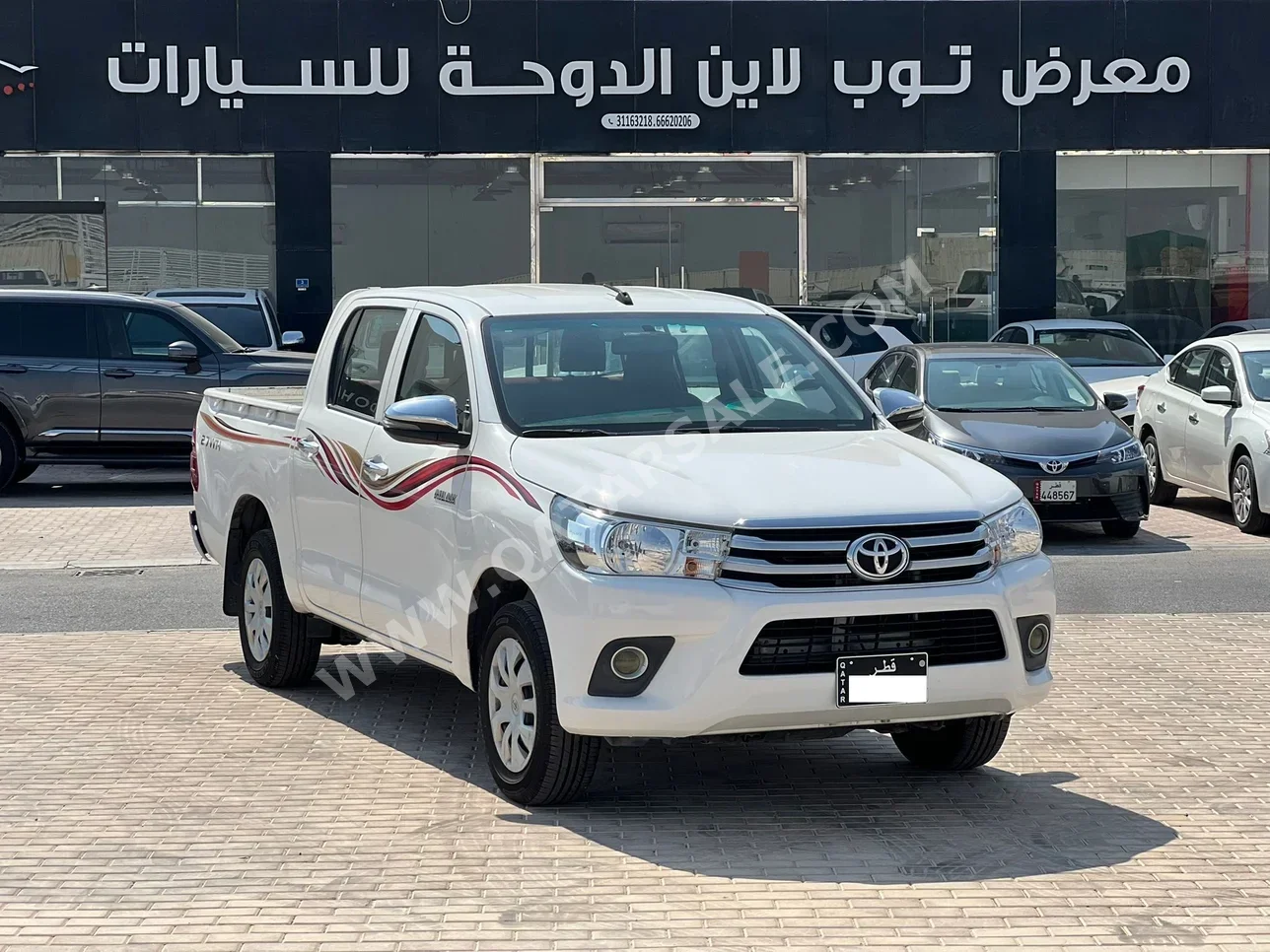 Toyota Hilux 2021 Manual 166,000 Km 4 Cylinder Front Wheel Drive (FWD) Pick Up White