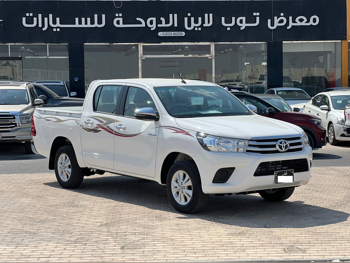 تويوتا  هاي لوكس  2025  اوتوماتيك  0 كم  4 سلندر  دفع رباعي  بيكب  أبيض  تحت الضمان