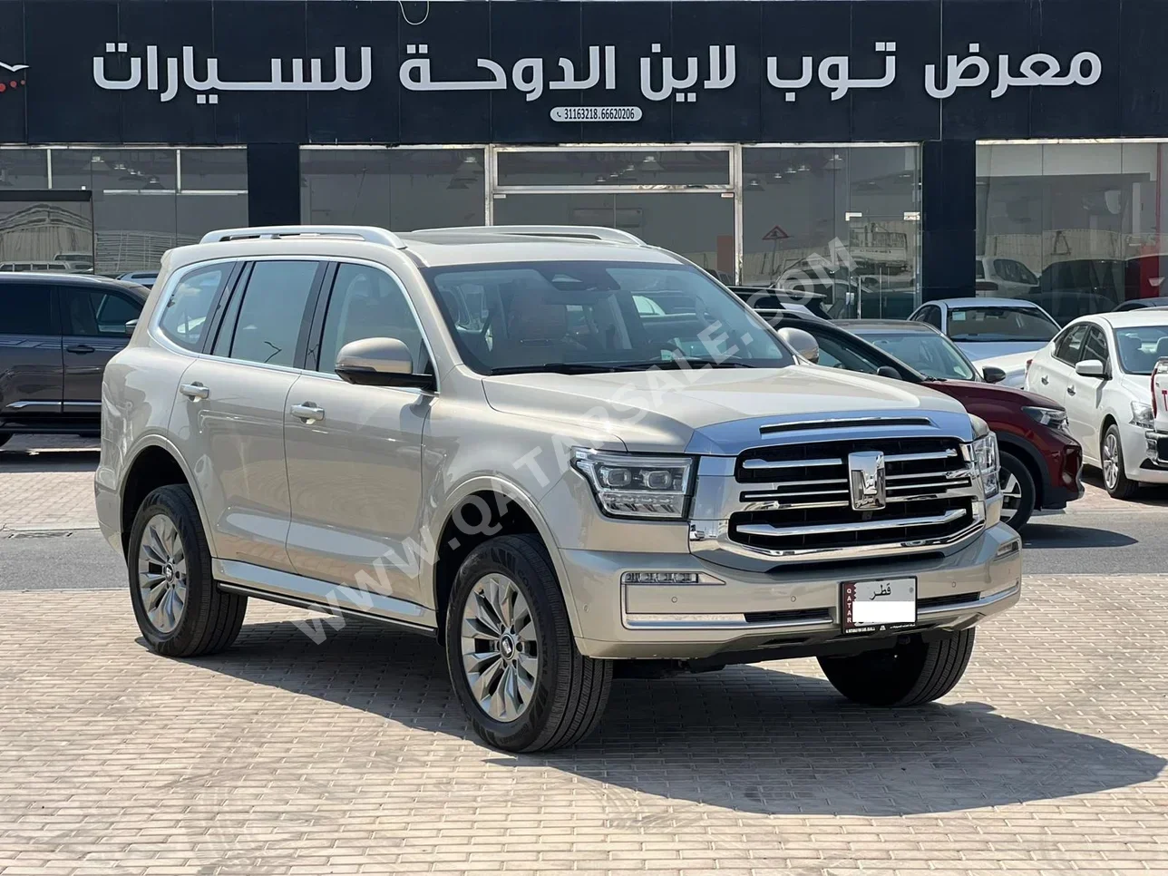 جي دبليو ام  تانك  500  2025  اوتوماتيك  9,000 كم  6 سلندر  دفع رباعي  اس يو في  ذهبي  تحت الضمان