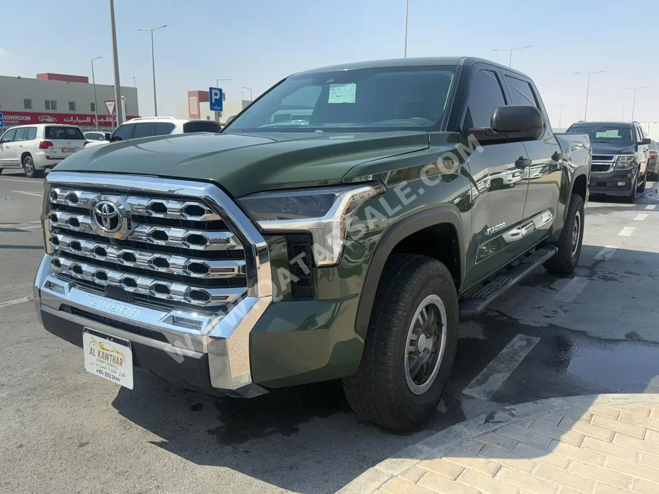 Toyota Tundra SR5 2022 Automatic 10,000 Km 8 Cylinder Four Wheel Drive (4WD) Pick Up Green