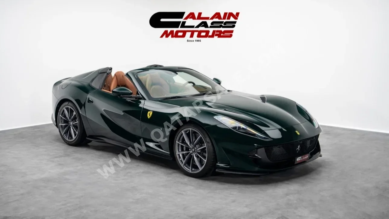 Ferrari 812 GTS 2021 Automatic 9,163 Km 12 Cylinder Rear Wheel Drive (RWD) Convertible Green