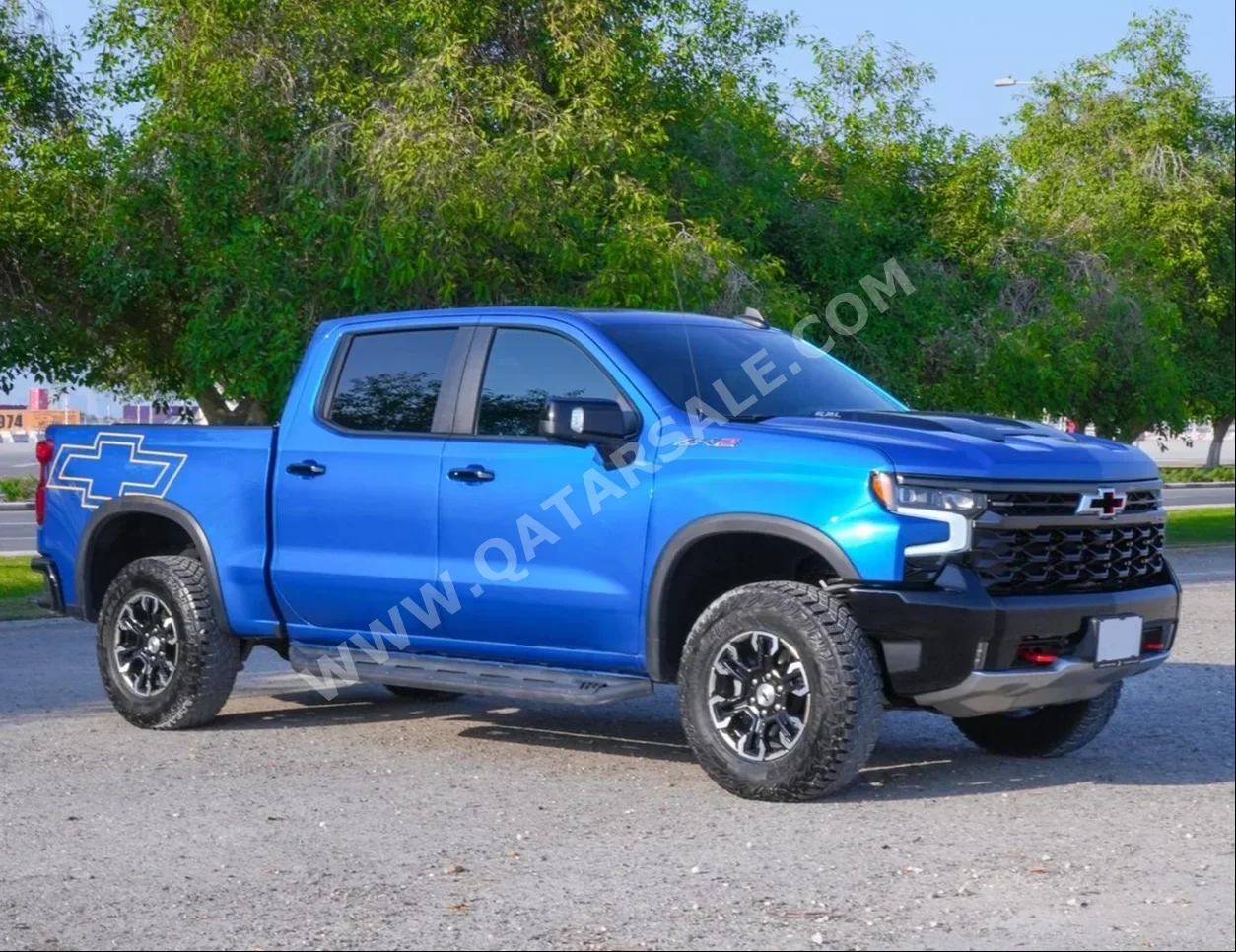 Chevrolet Silverado ZR 2 2024 Automatic 14,000 Km 8 Cylinder Four Wheel Drive (4WD) Pick Up Blue With Warranty