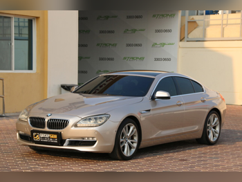BMW 6-Series 640i 2013 Automatic 73,000 Km 6 Cylinder Rear Wheel Drive (RWD) Sedan Gold
