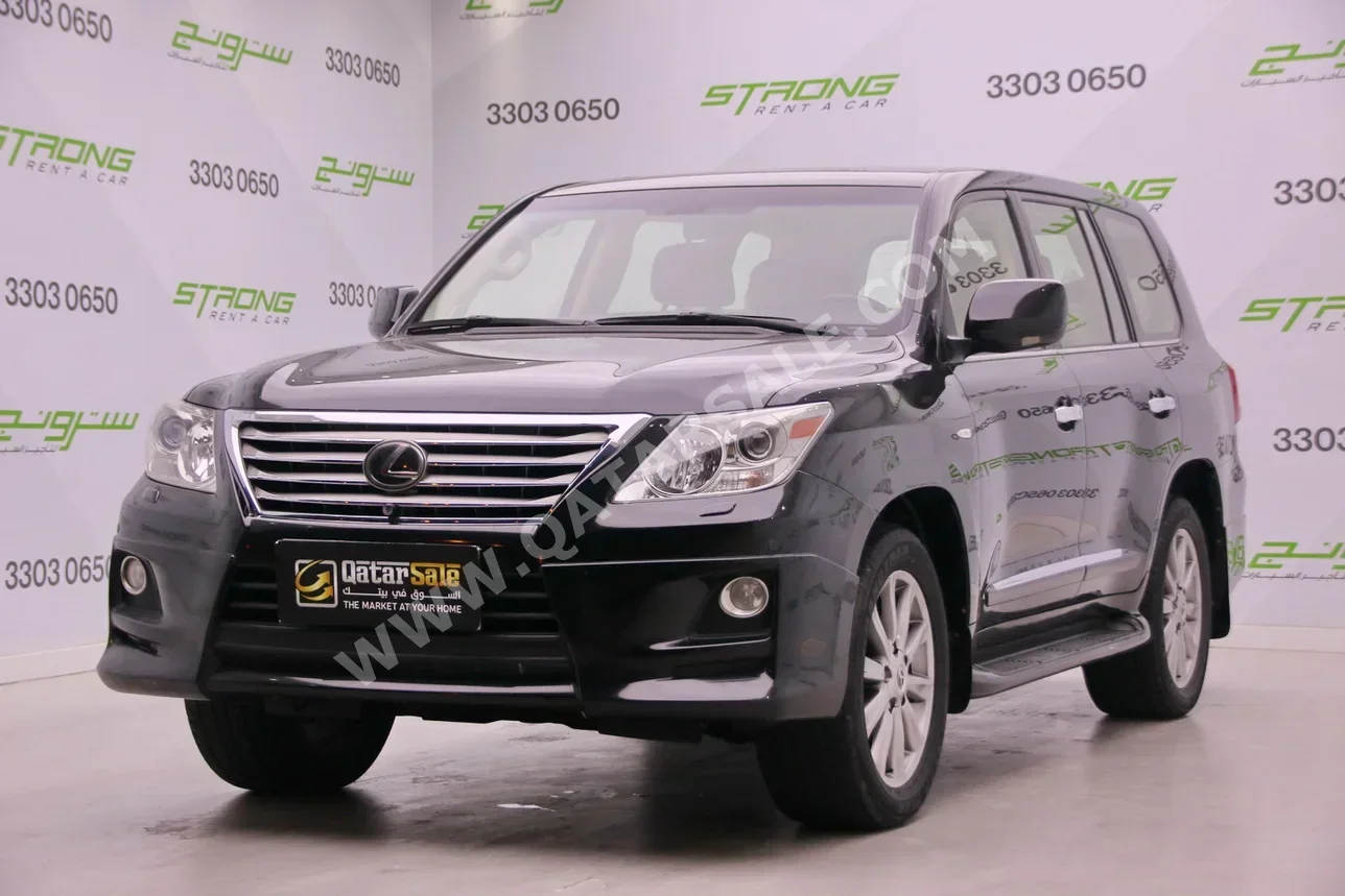 Lexus LX 570 2011 Automatic 270,000 Km 8 Cylinder Four Wheel Drive (4WD) SUV Black