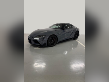 Toyota  Supra  GR  2024  Manual  6,000 Km  6 Cylinder  Rear Wheel Drive (RWD)  Coupe / Sport  Dark Gray  With Warranty