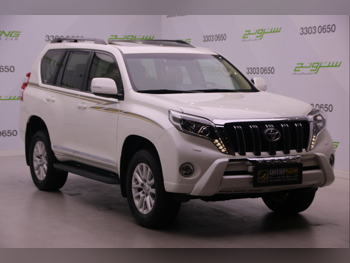 تويوتا  برادو  تي اكس ال  2017  اوتوماتيك  27,000 كم  6 سلندر  دفع رباعي  اس يو في  أبيض لؤلؤي
