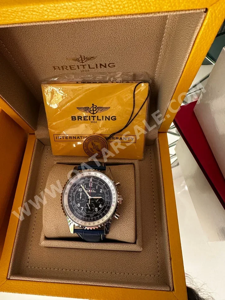 ساعات - بريتلينغ  - ساعات الكوارتز  - أزرق  - ساعات رجالي