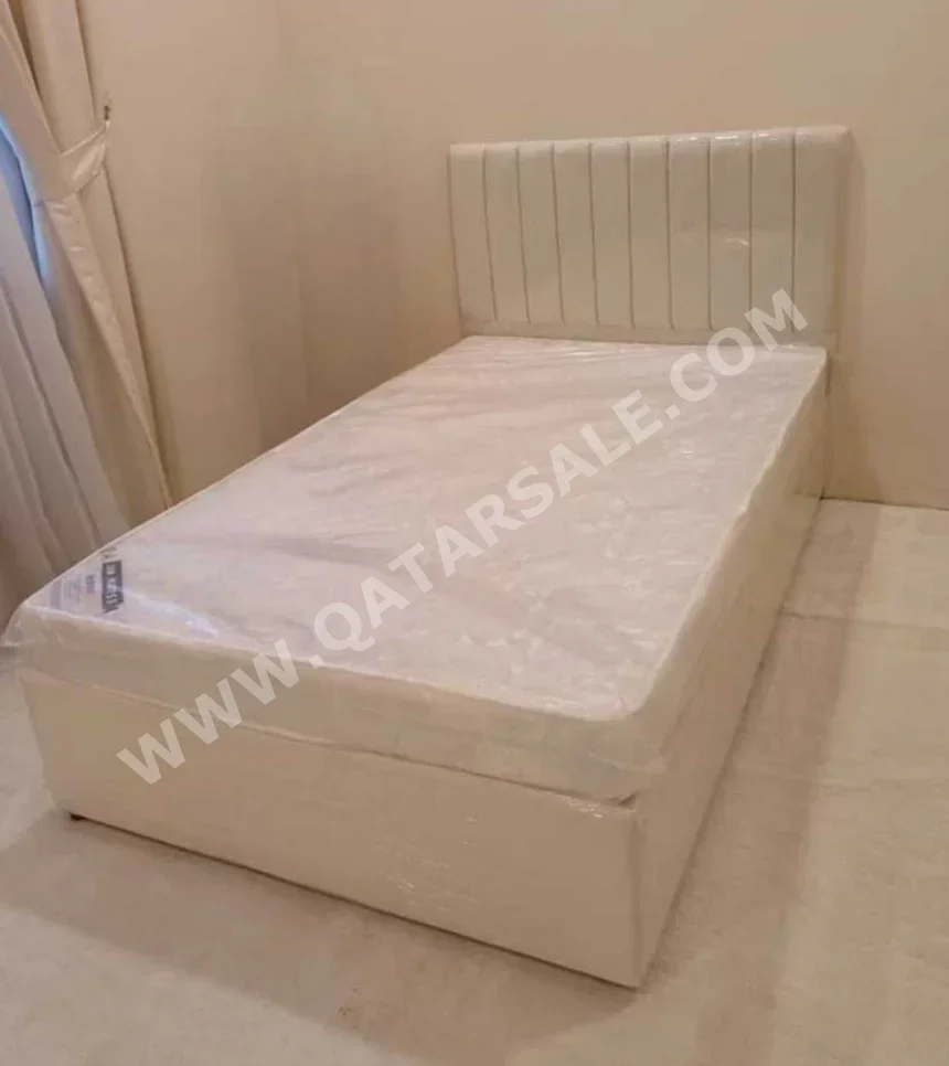 Beds - Single - White - Mattress Included