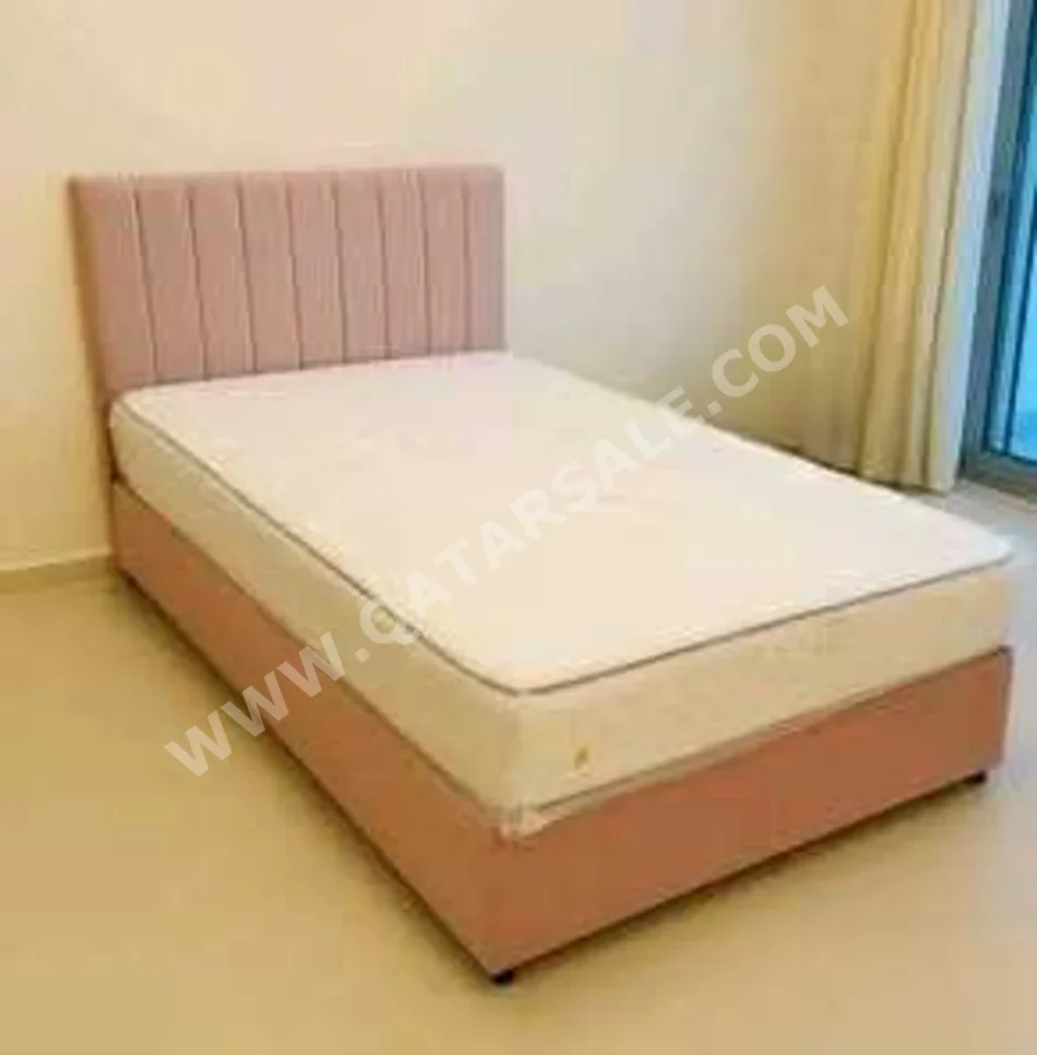 Beds - Single  - Pink  - Mattress Included