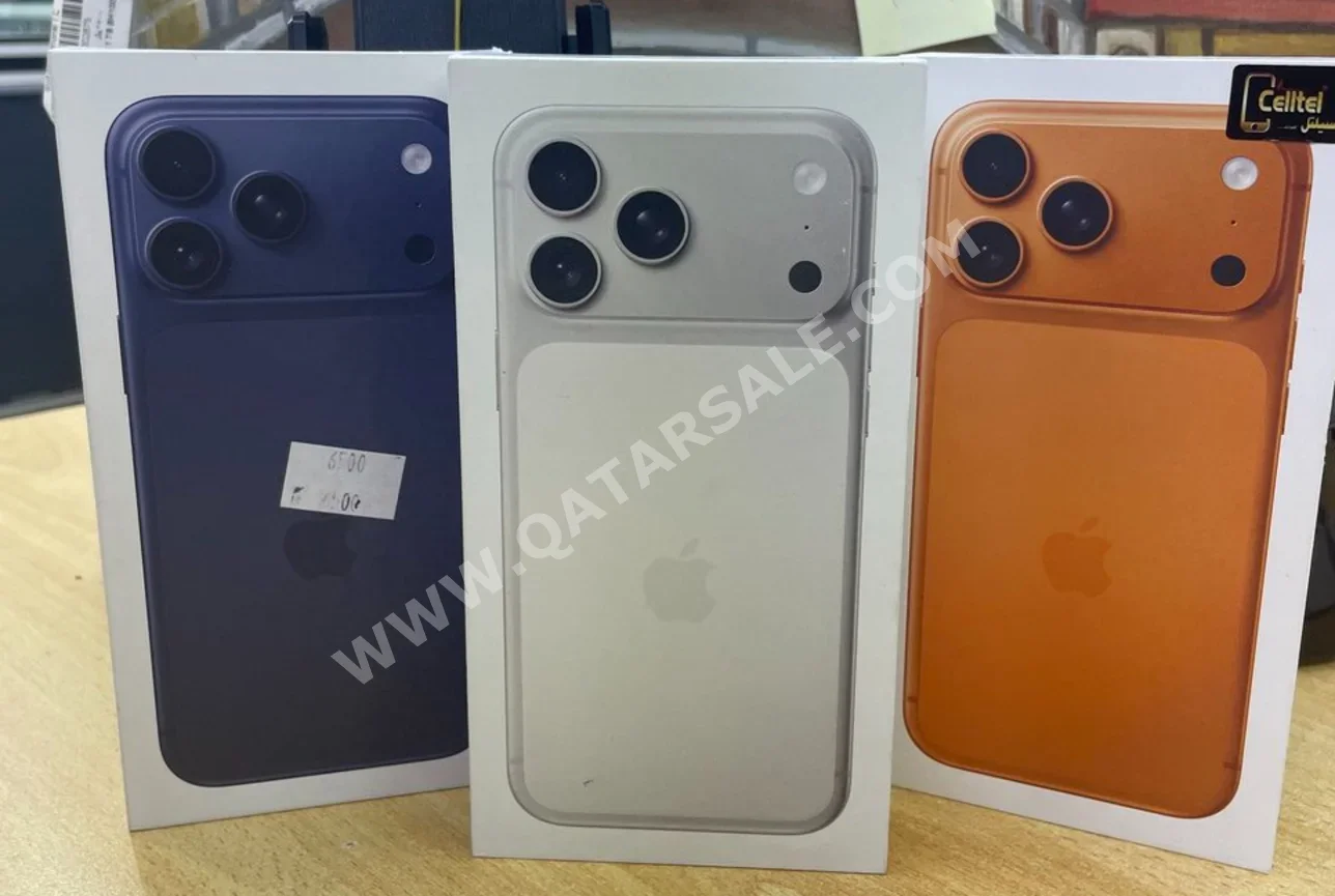 Mobile Phones Apple  - Iphone 17  - Pro Max  - 256 GB  - Under Warranty