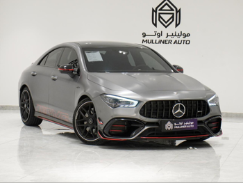 Mercedes-Benz  CLA  45 S AMG  2024  Automatic  19,000 Km  4 Cylinder  Rear Wheel Drive (RWD)  Sedan  Gray  With Warranty