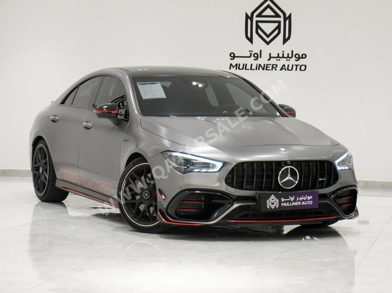 Mercedes-Benz  CLA  45 S AMG  2024  Automatic  19,000 Km  4 Cylinder  Rear Wheel Drive (RWD)  Sedan  Gray  With Warranty