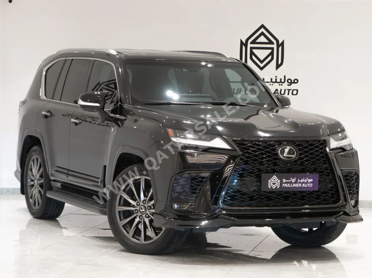 Lexus LX 600 2022 Automatic 60,000 Km 6 Cylinder Four Wheel Drive (4WD) SUV Black With Warranty